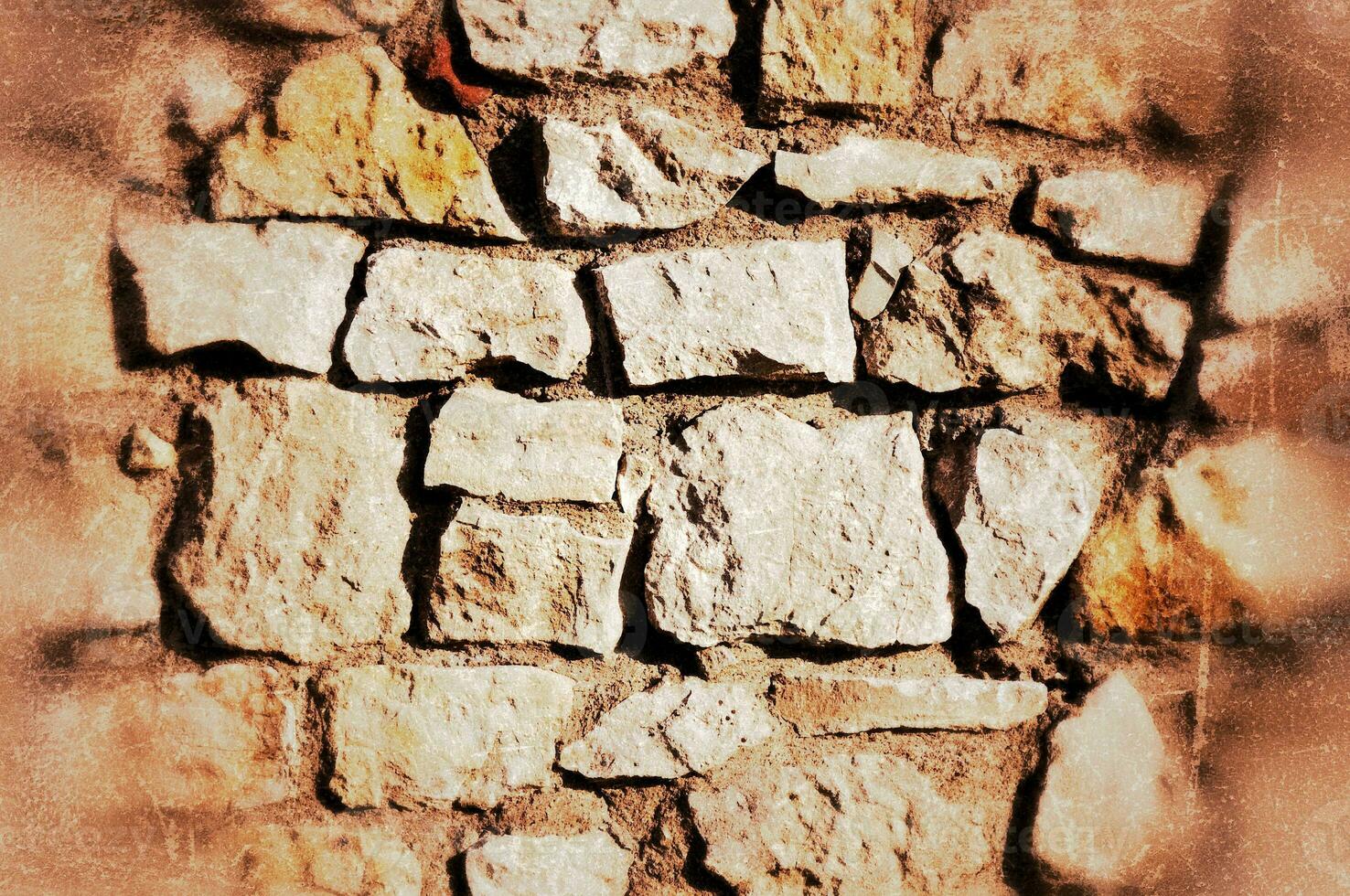 Old stones background photo