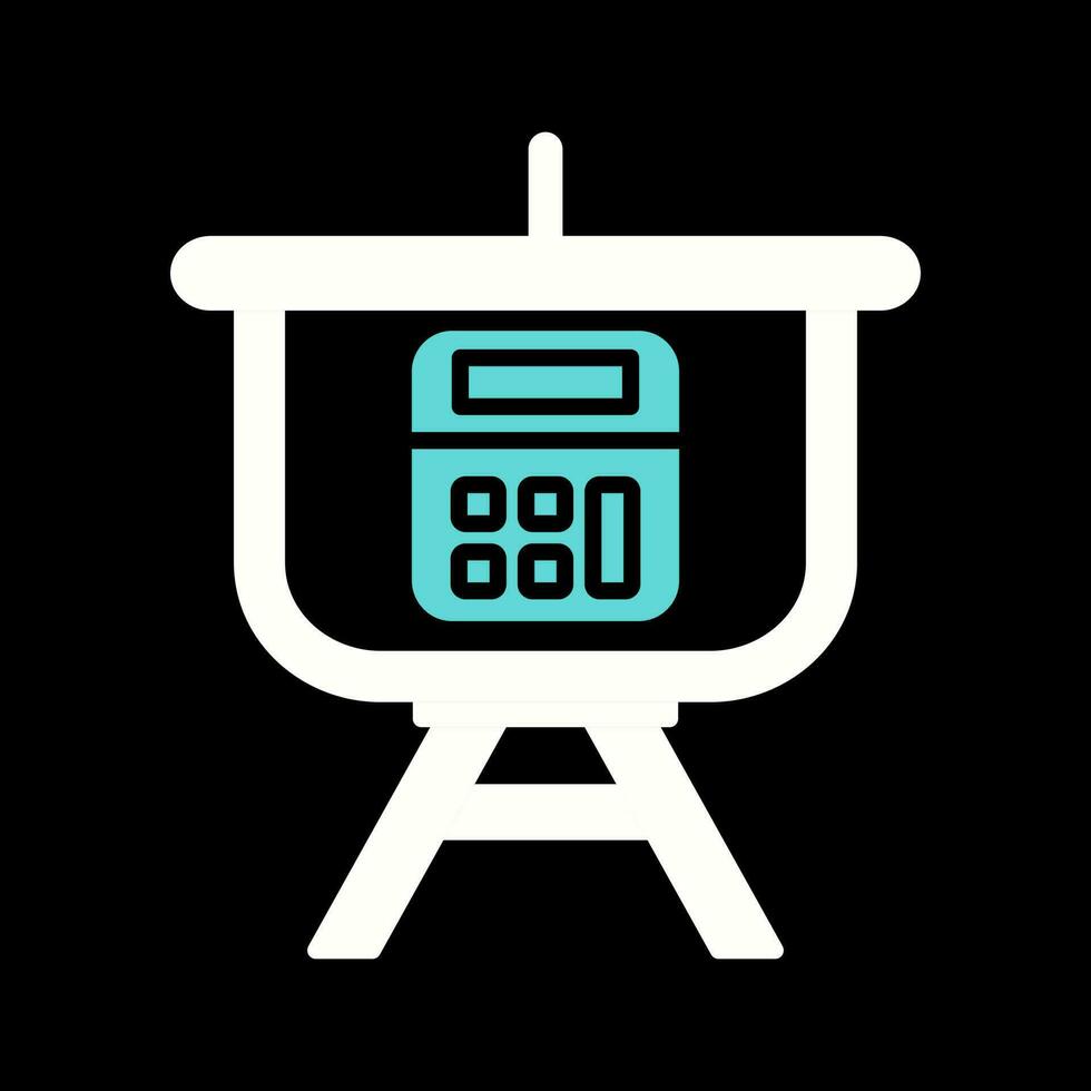 Calculation Presentation Vector Icon