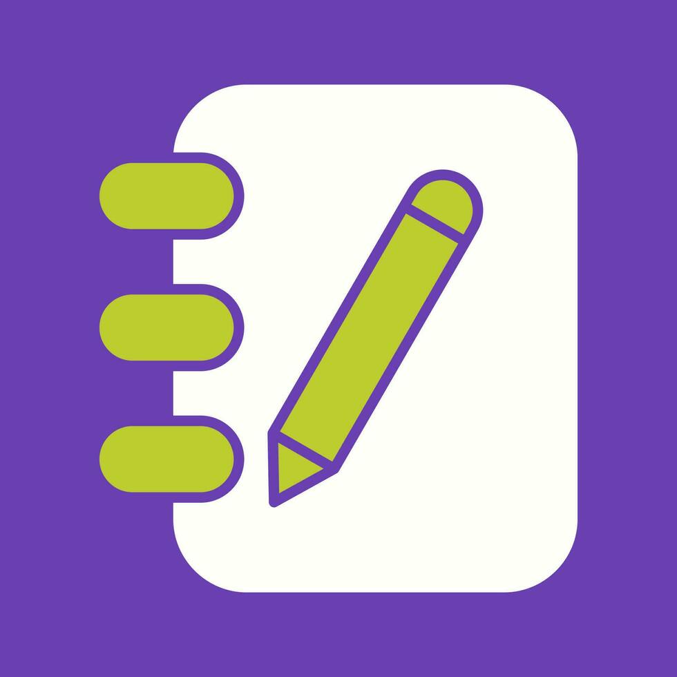 Notebook Vector Icon