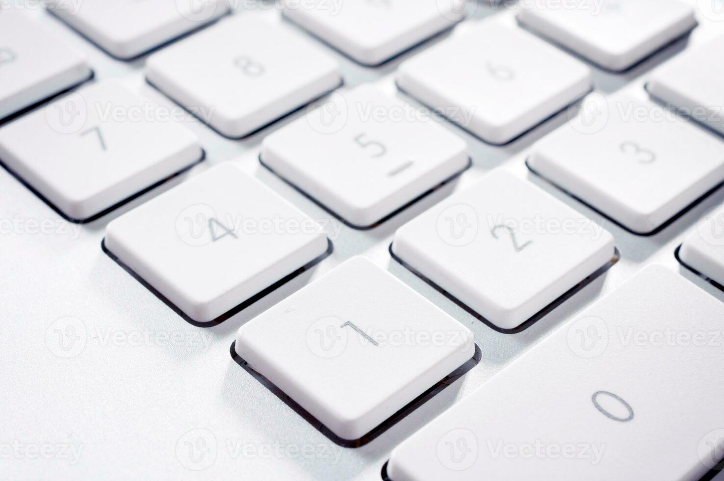 Numeric keyboard buttons photo