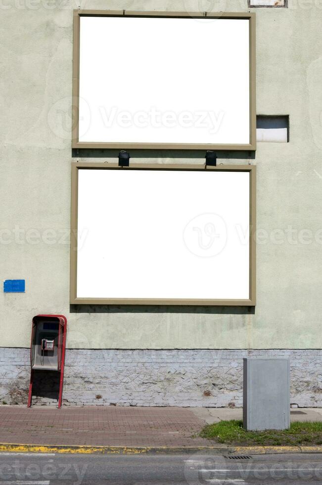 Big blank billboard outdoor photo