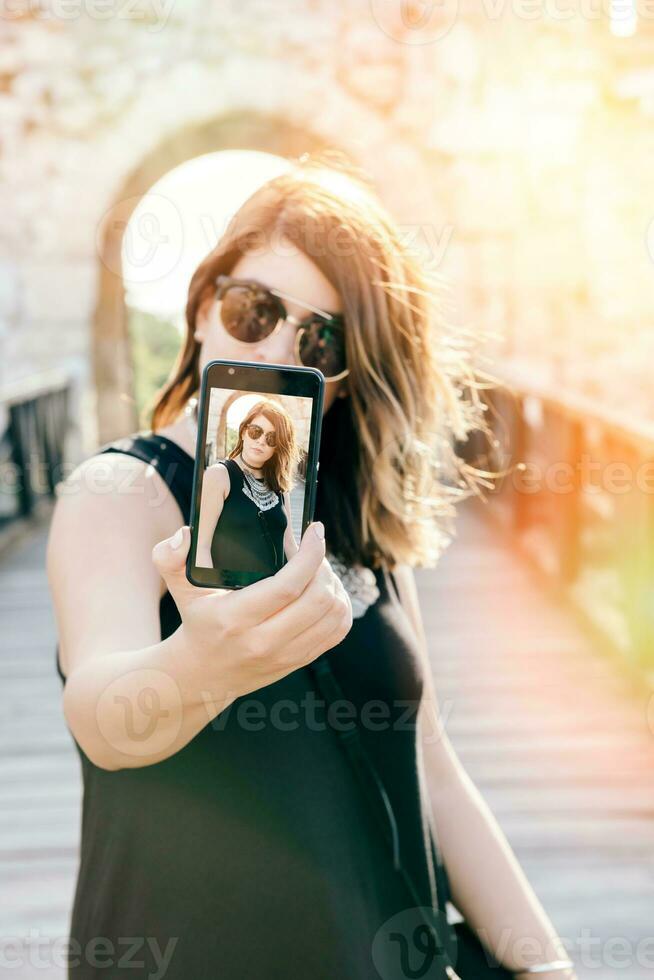 Portrait of female photo