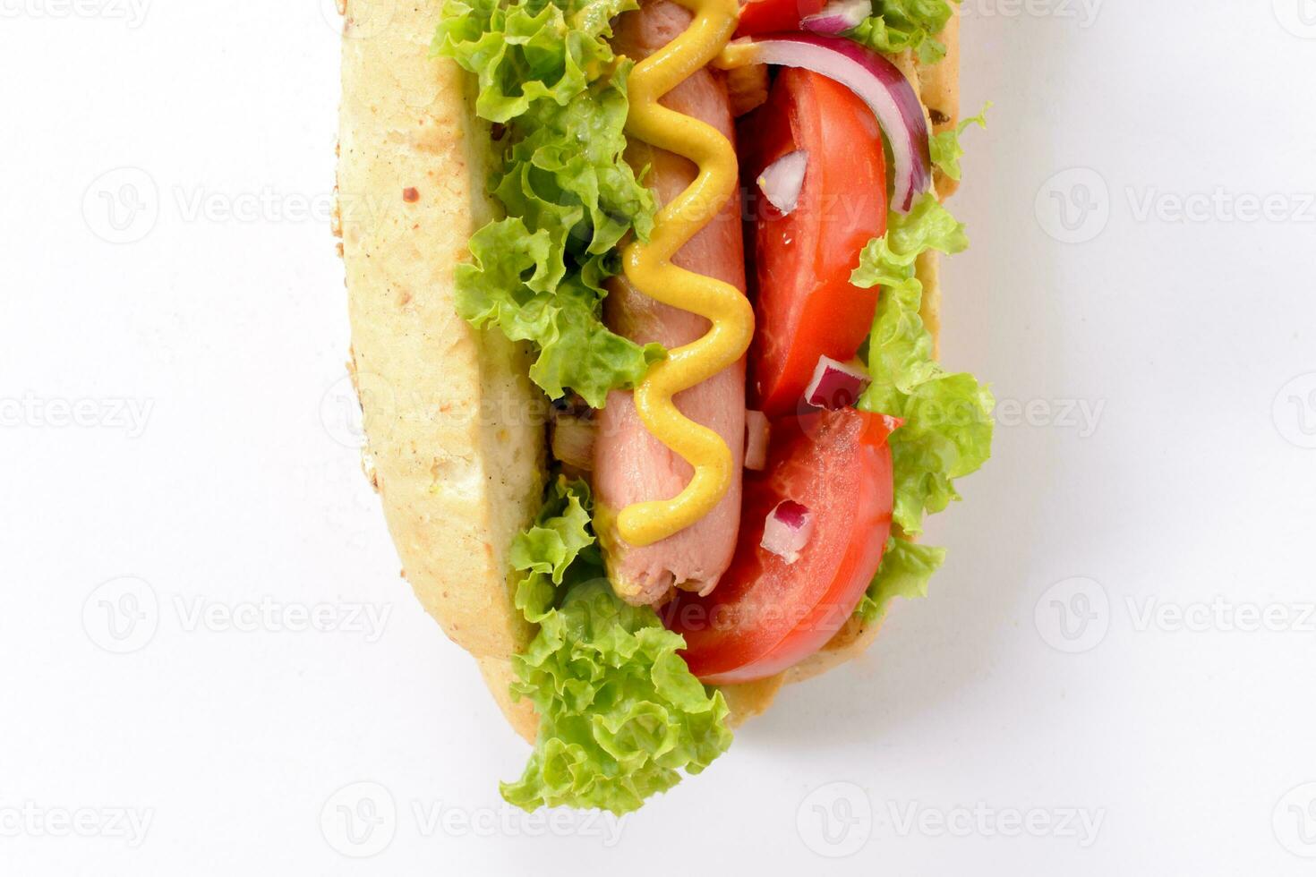 Delicious hot dogs photo