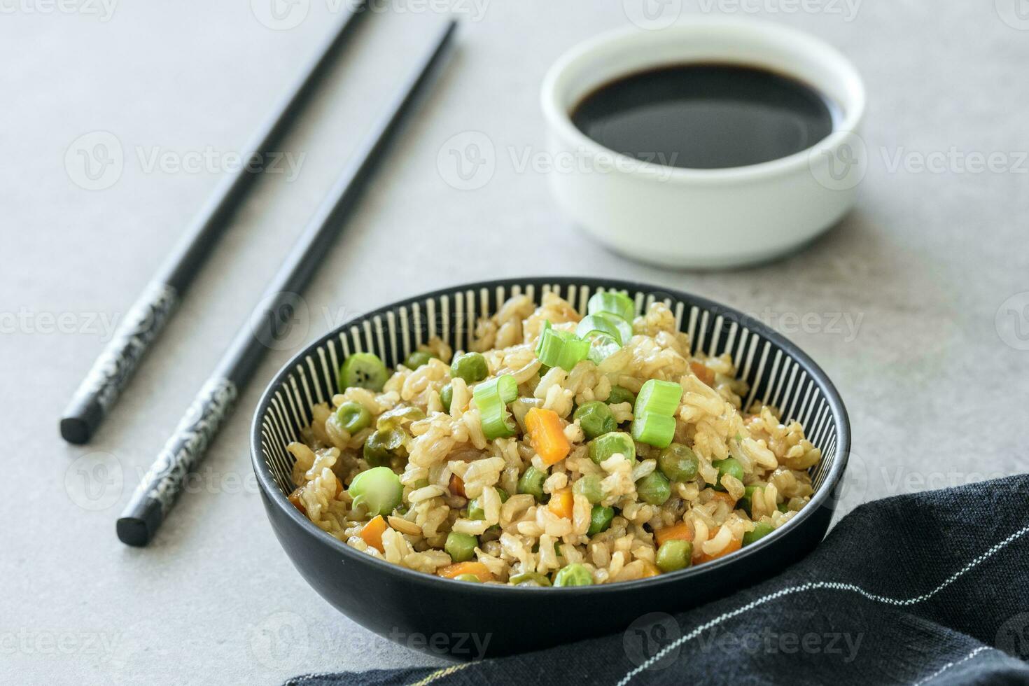 Fried rice entree bowl 23301438 Stock Photo at Vecteezy