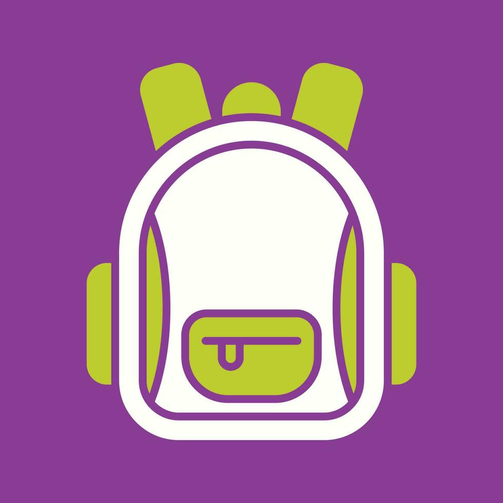 Backpack Unique Vector Icon