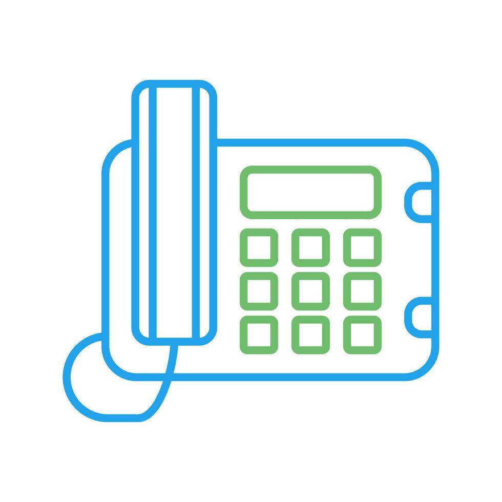 Telephone Unique Vector Icon