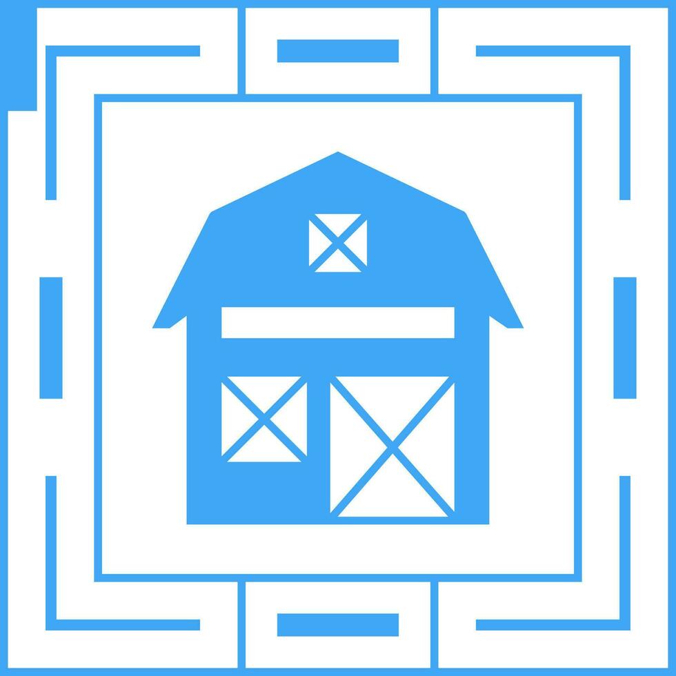 Barn Unique Vector Icon