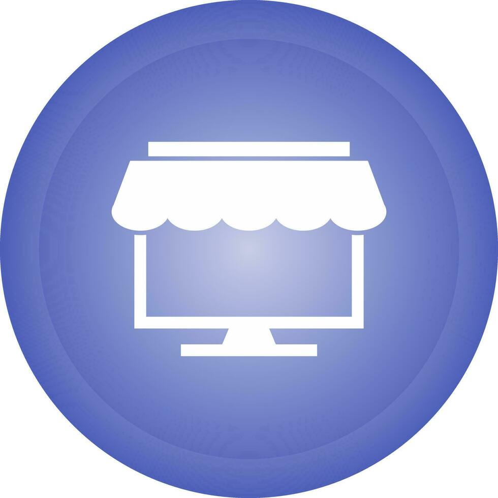 Online Shopping Unique Vector Icon