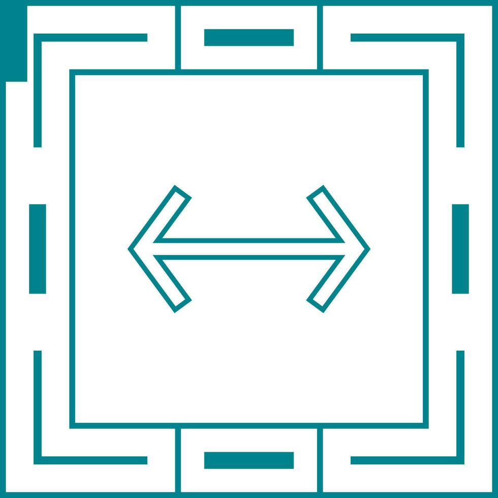 Left Right Arrow Unique Vector Icon