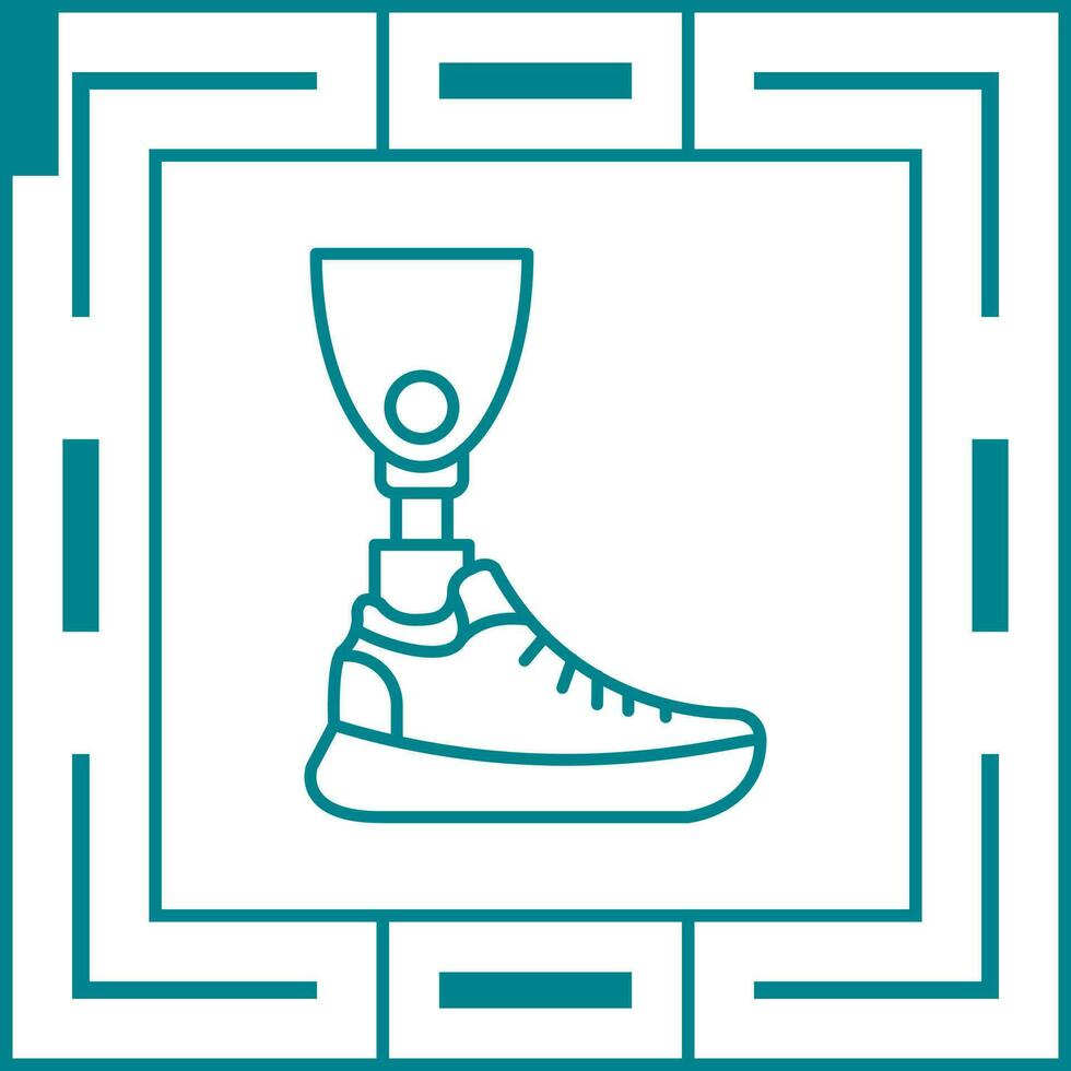 Prosthesis Unique Vector Icon