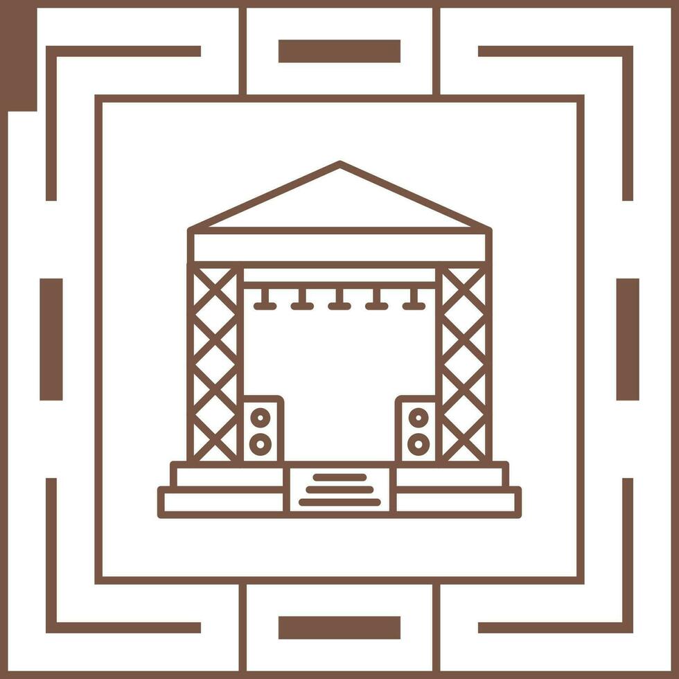 Stage Vector Icon