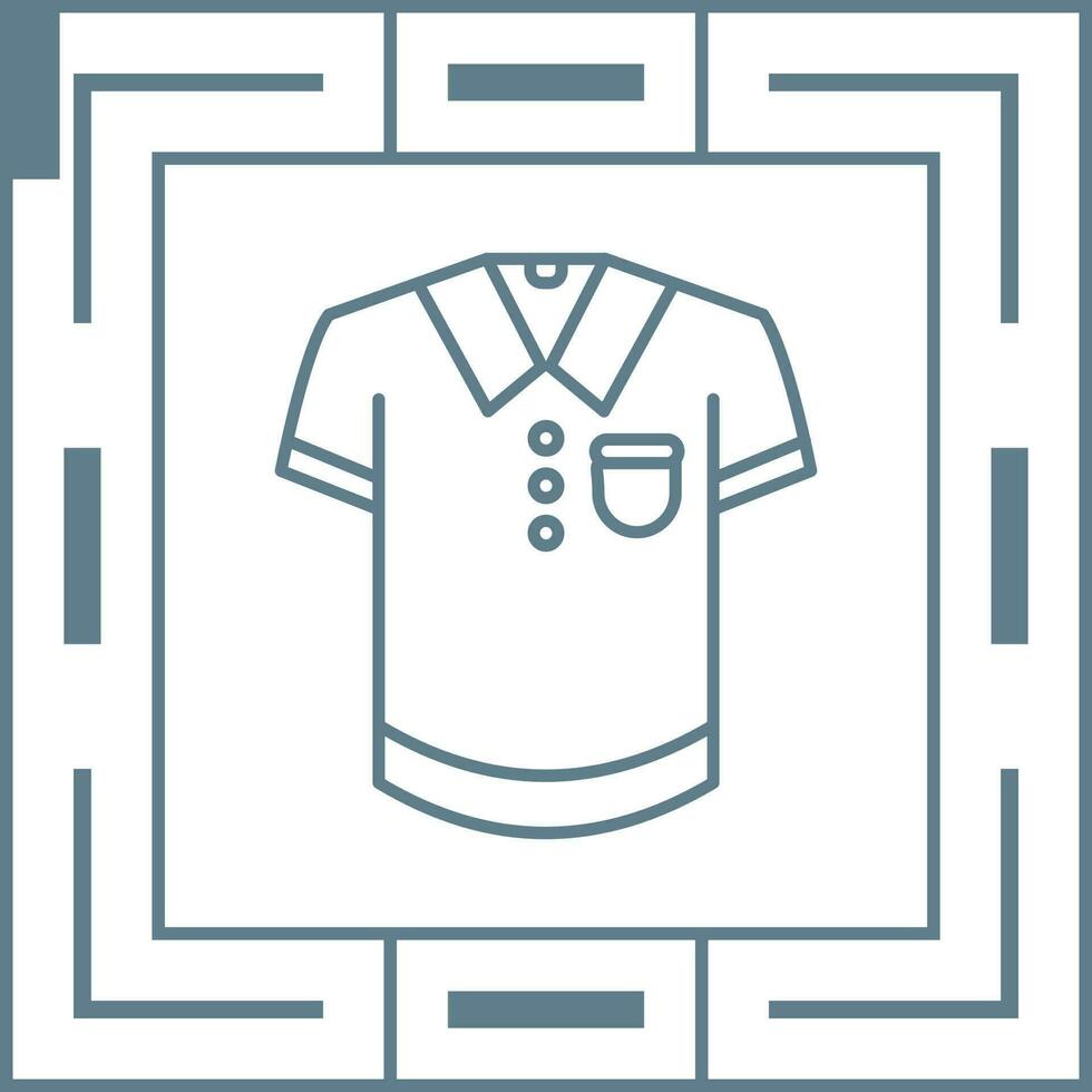 Polo Shirt Vector Icon