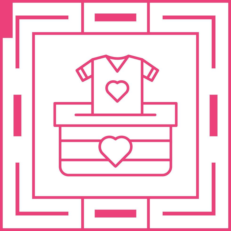 Cloth Donate Vector Icon