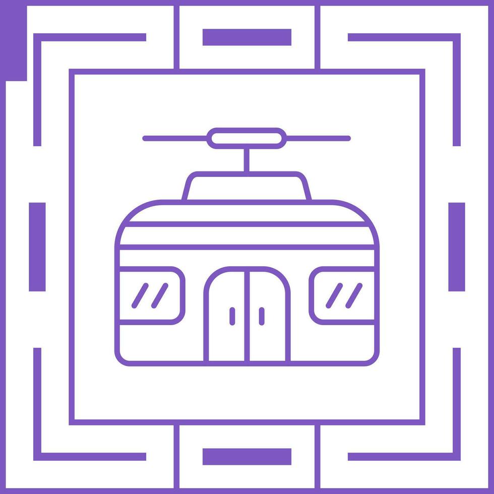 Cable Car Vector Icon