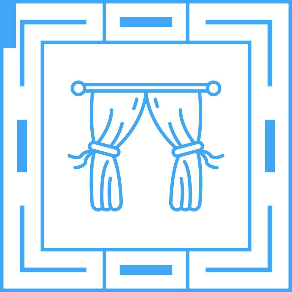 Curtains Vector Icon