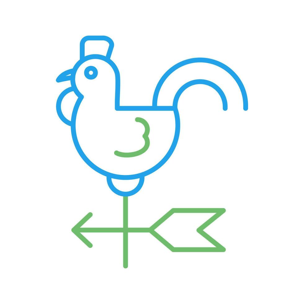 Wind Vane Vector Icon