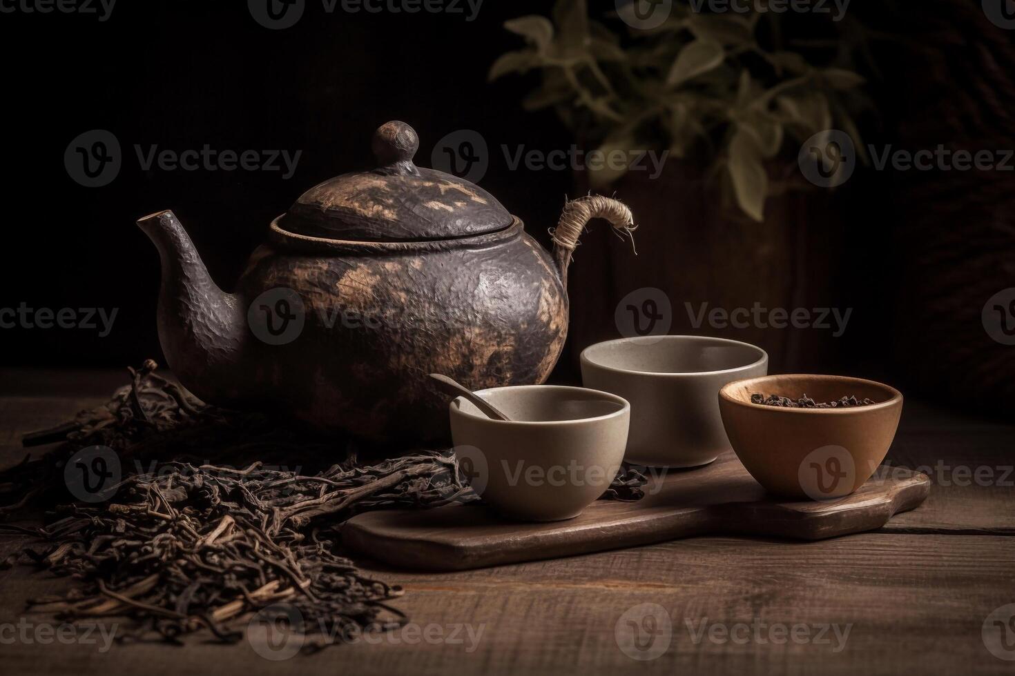 Tea in cup with leaf mint isolated on white background