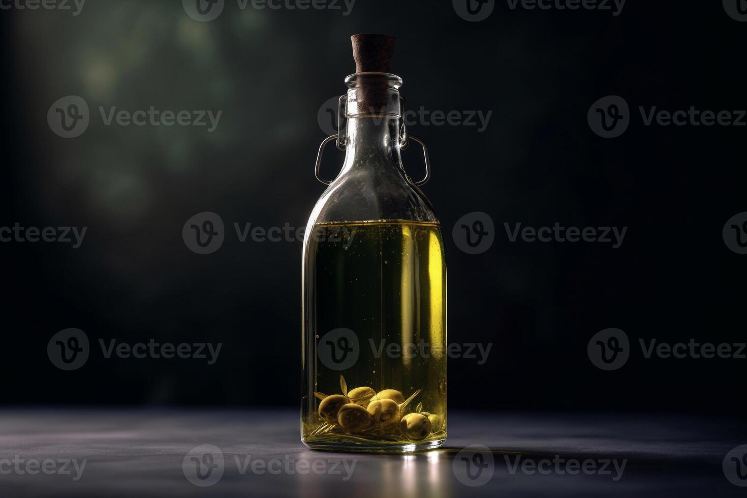 Essential oil on the table AI Generate photo