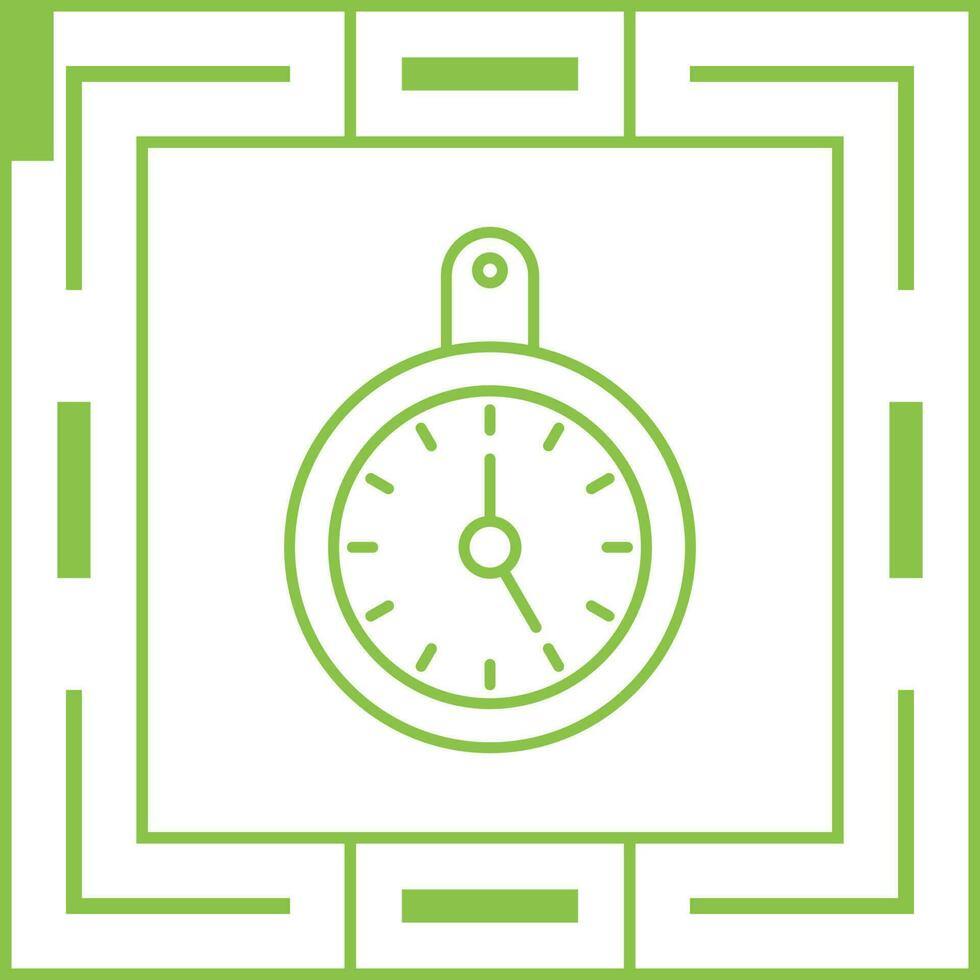 Wall Clock Vector Icon