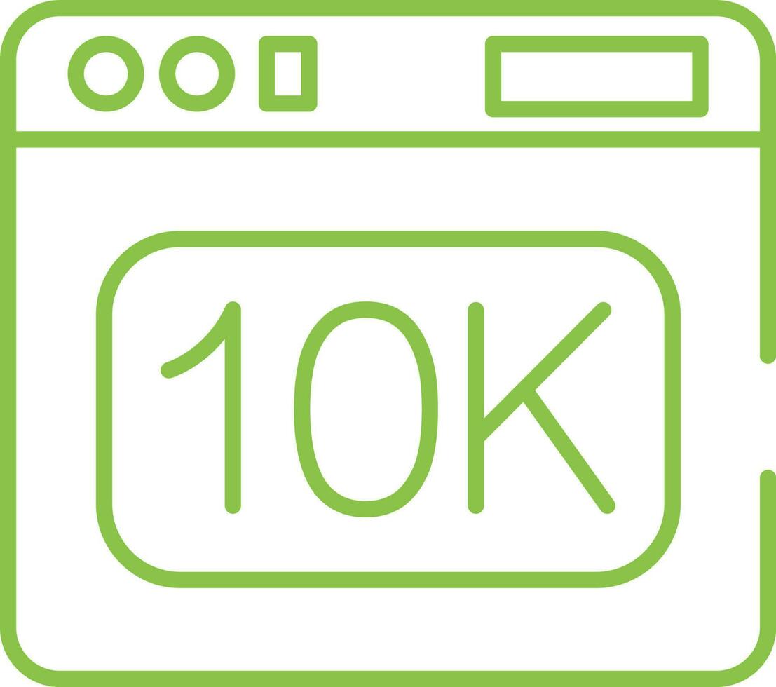 10k Vector Icon