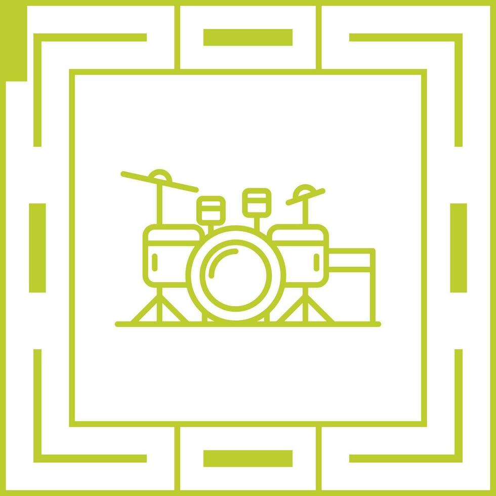 Drum Set Vector Icon