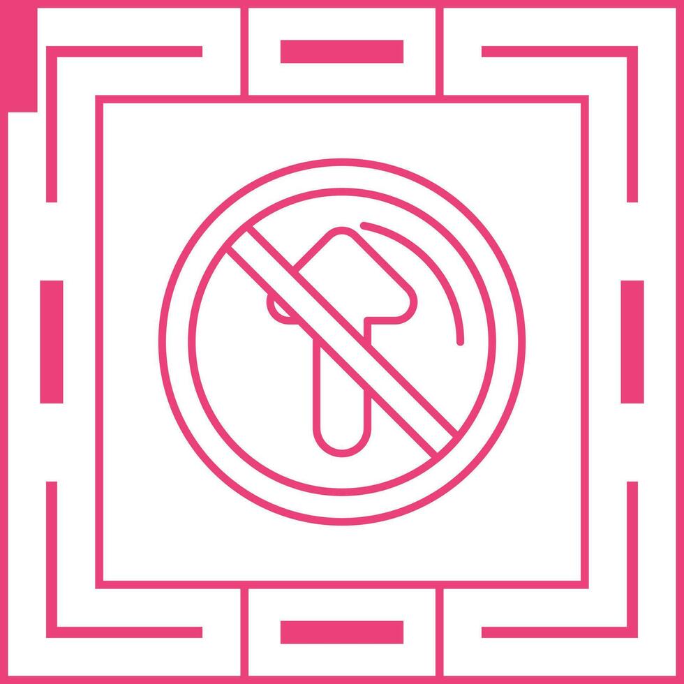 No Passing Vector Icon