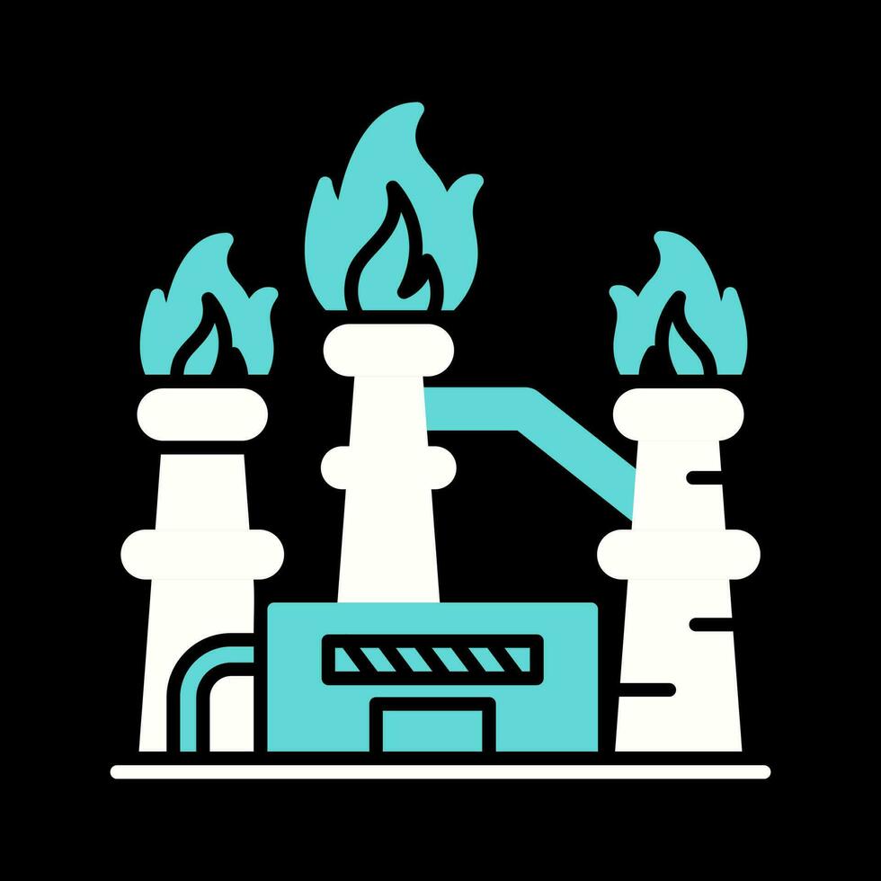 Natural Gas Unique Vector Icon