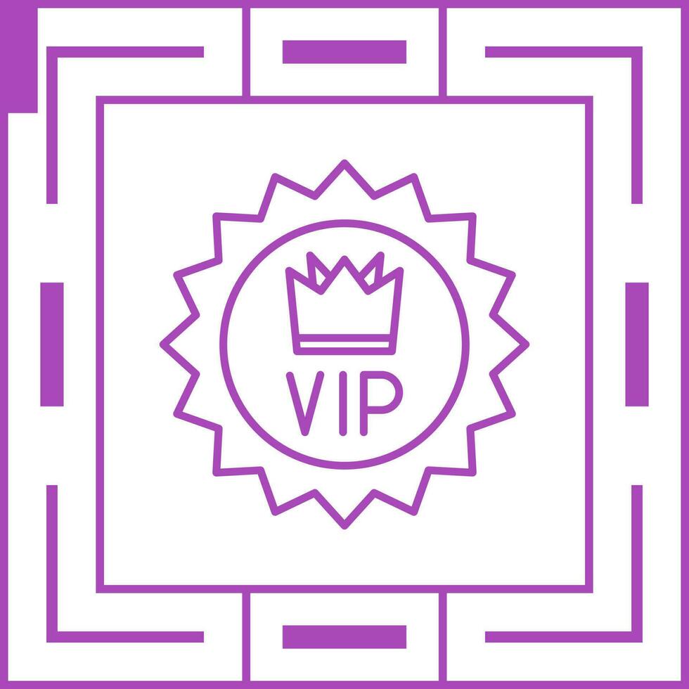 Vip Unique Vector Icon