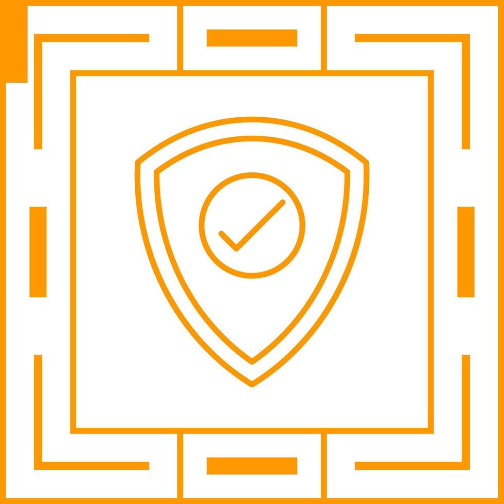 Shield Unique Vector Icon