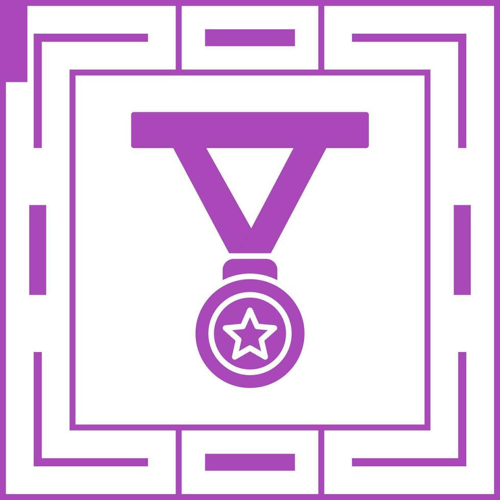 Medal Unique Vector Icon