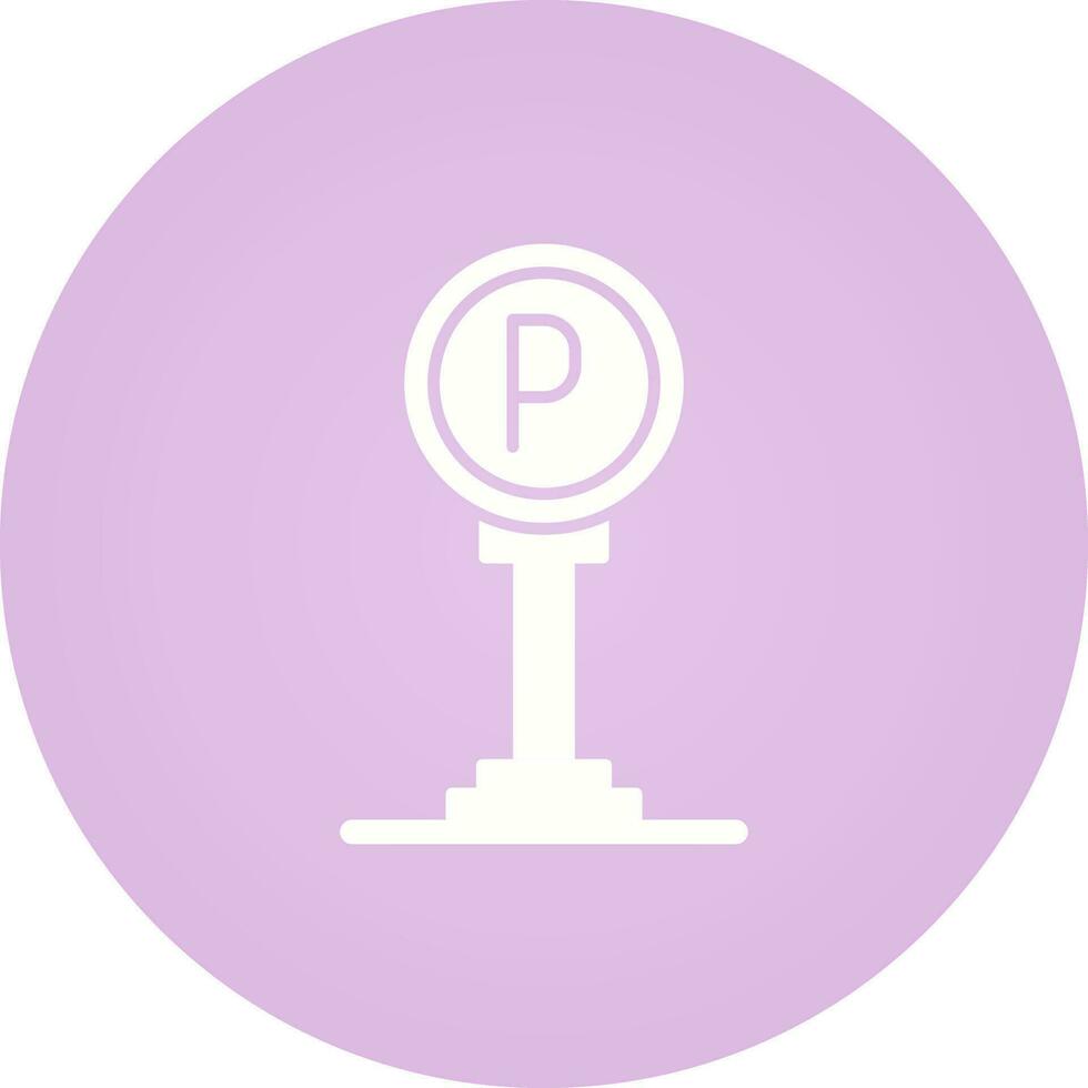 Parking Sign Unique Vector Icon