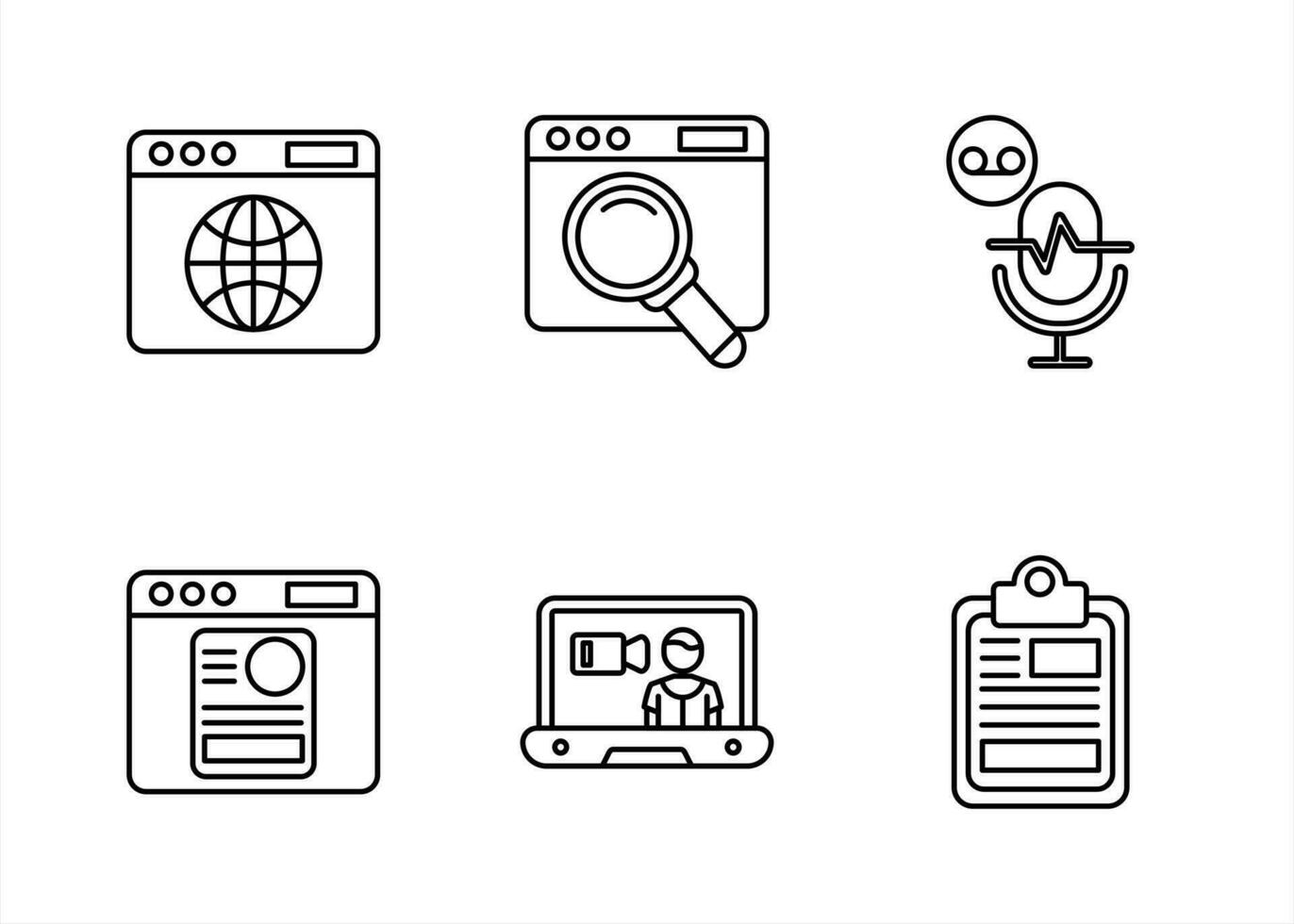 Journalism Unique Vector Icon