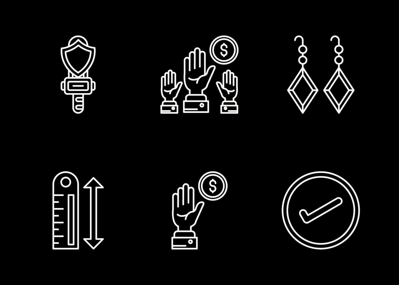 Auction Unique Vector Icon
