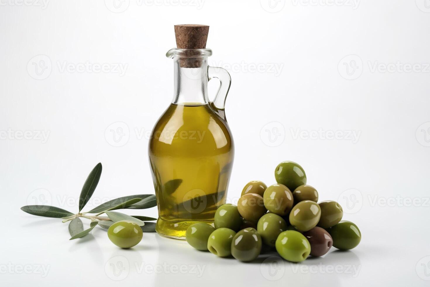 Essential oil on the table AI Generate photo