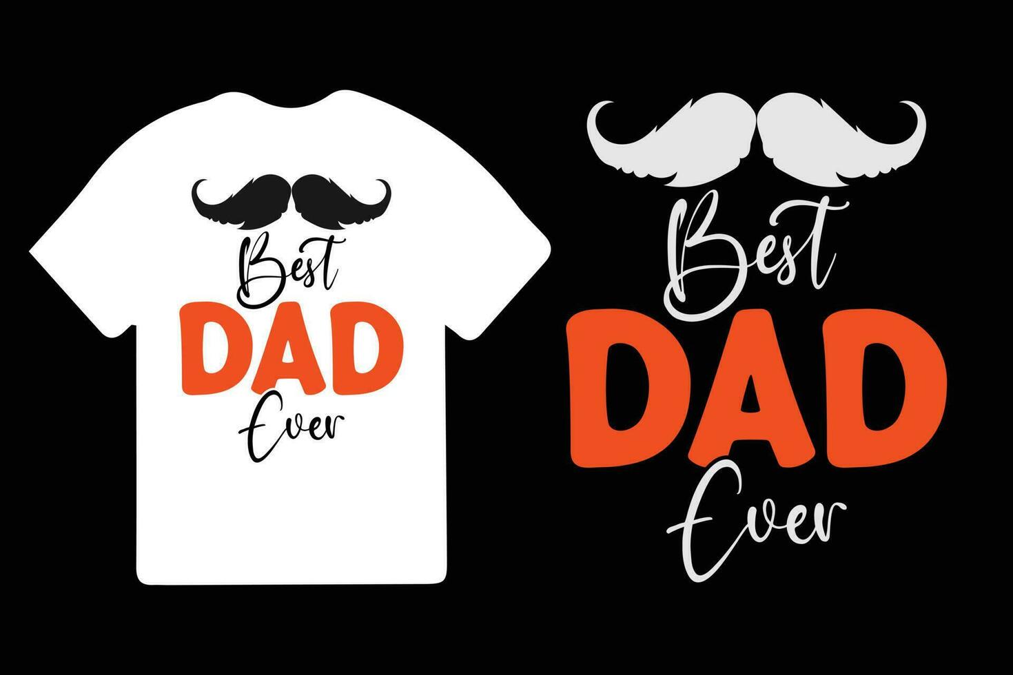 diseño de camiseta feliz día del padre vector