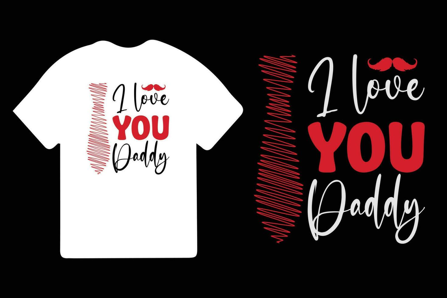 Happy father's day t-shirt design vector