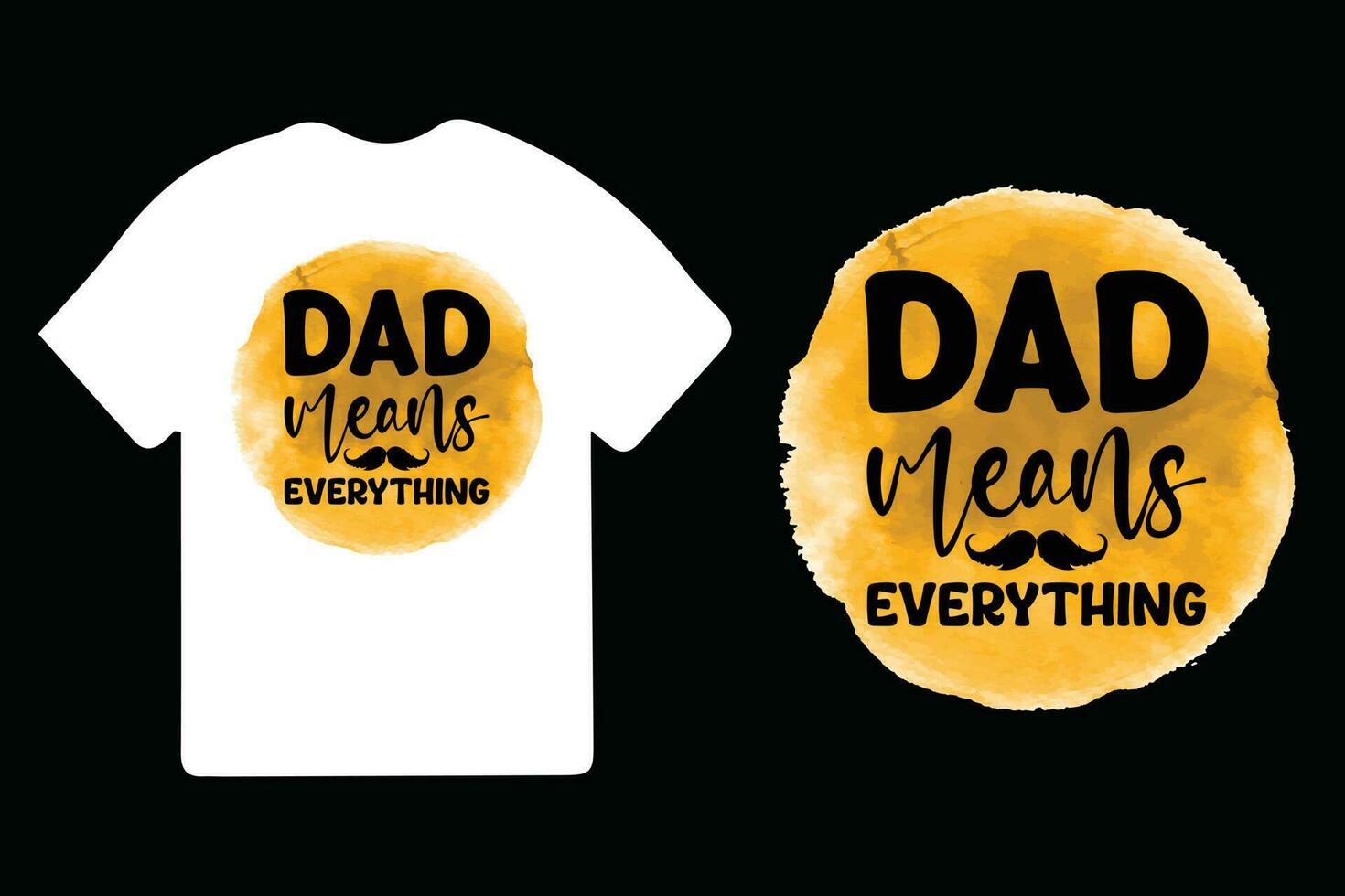 Father's day t shirt design, Dad t shirt design, Best dad ever, Fathers day typography t-shirt design. vector