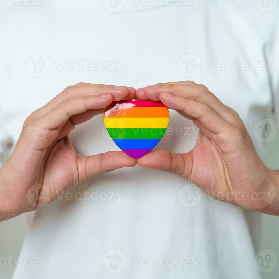 concepto del mes del orgullo lgbt foto