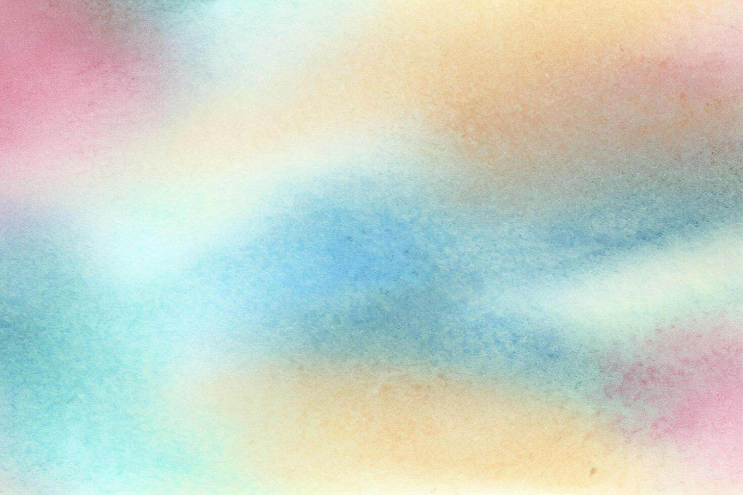 Watercolor pastel background. aquarelle colorful stains on paper. photo