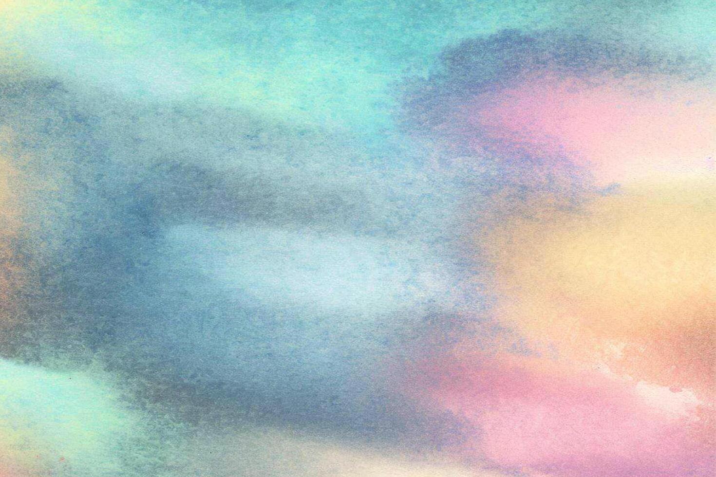 Watercolor pastel background. aquarelle colorful stains on paper. photo