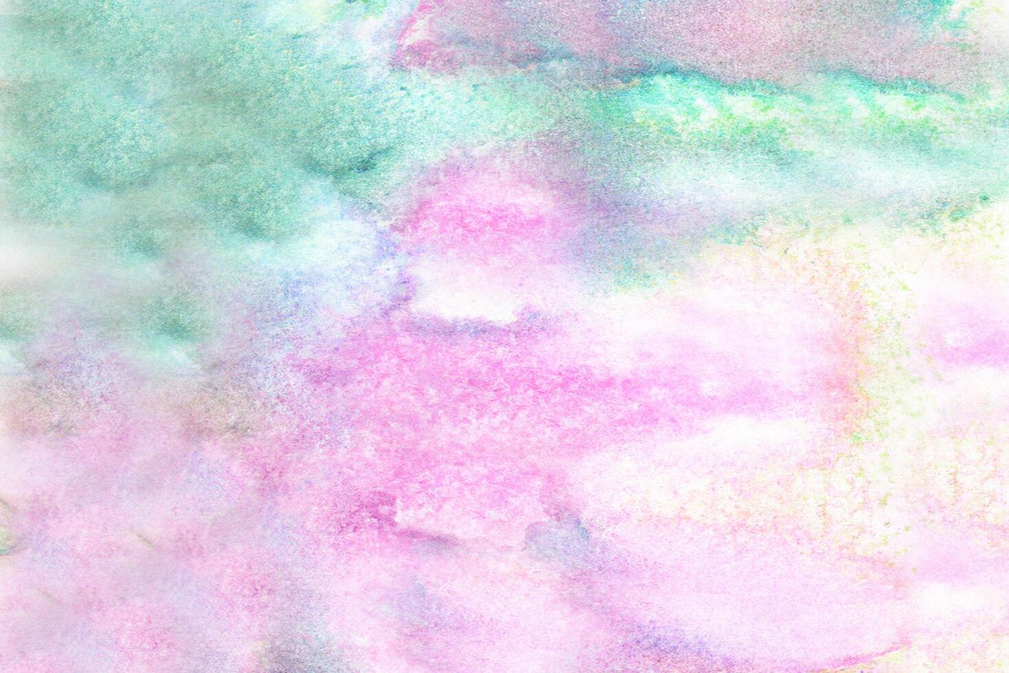 Watercolor pastel background. aquarelle colorful stains on paper. photo