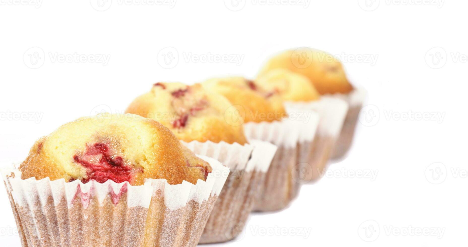 Homemade sweet muffins photo