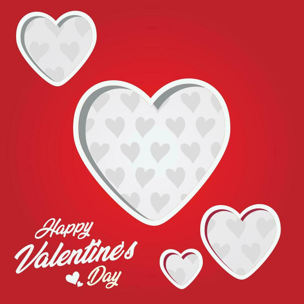 Valentine Red Background vector