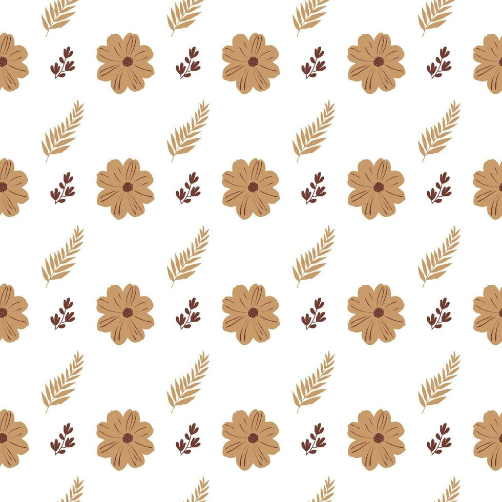 Abstract leaves pattern. abstract pattern. seamless pattern. Abstract flower pattern. seamless pattern vector
