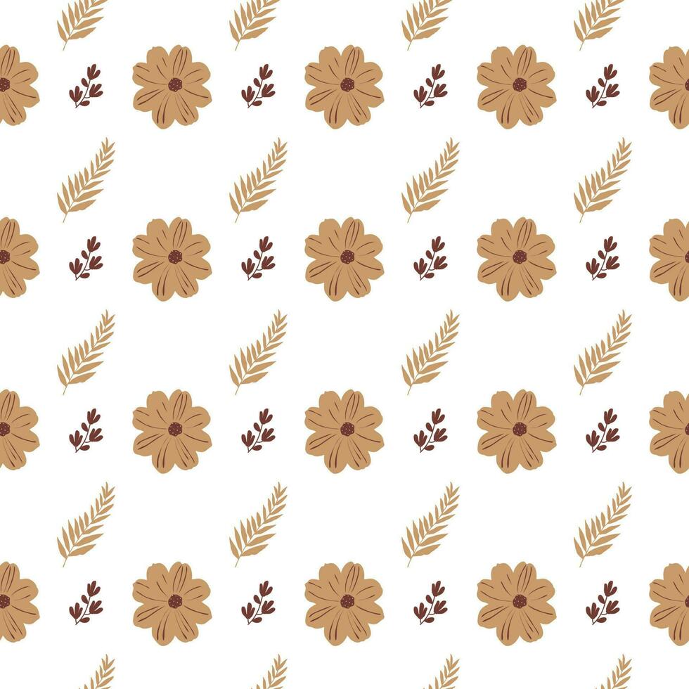 Abstract leaves pattern. abstract pattern. seamless pattern. Abstract flower pattern. seamless pattern vector