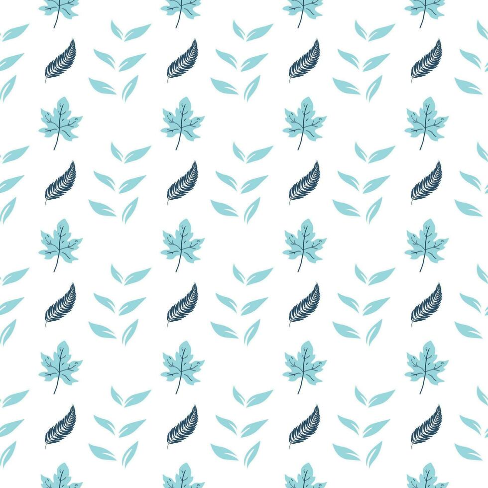 Abstract leaves pattern. abstract pattern. seamless pattern. Abstract flower pattern. seamless pattern vector