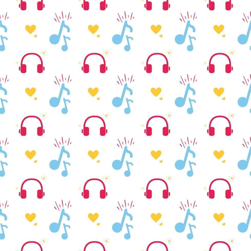 Musical Pattern design. Musical pattern. Music seamless pattern vector