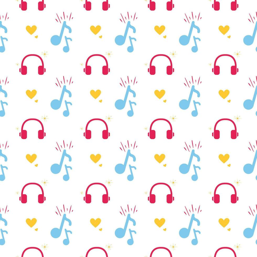 Musical Pattern design. Musical pattern. Music seamless pattern vector