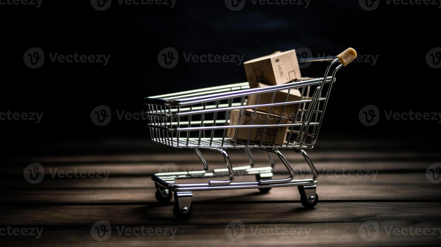 E-commerce online shopping concept delivery concept photo