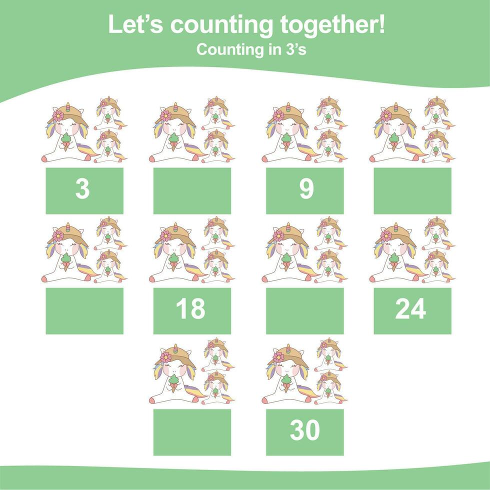 Mathematic Counting Worksheet